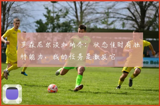 罗森尼尔谈加纳乔：状态佳时有独特能力，我的任务是激发它